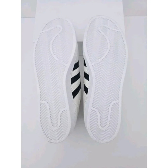 Adidas Superstar Snakeskin White Black Lace Up Leather Mens Sneakers Shoes 9.5 - Picture 11 of 11
